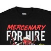 Deadpool Men's Mercenary For Hire Advertisement Adult Short Sleeve T-Shirt - 3 of 3