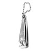 Unique Bargains Stainless Steel Wide Cutter Mini Nail File Curve Tip Fingernail Clippers Silver 1 Pc - 4 of 4