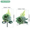 Unique Bargains Wedding Prom Parties Special Events Artificial Wrist Corsage 1 Set - 3 of 4