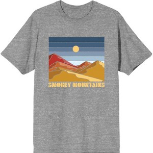 Adventure Society Smokey Mountains Men's Crew Neck Short Sleeve Tee - 1 of 2