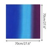 INSPIRE CHIC Women's Contrast Color Square Gradient Colorful Satin Silky Neck Scarves 1Pc - 3 of 4