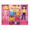 Melissa & Doug Abby and Emma Deluxe Magnetic Wooden Dress-Up Dolls Play Set (55+pc) - 3 of 4