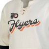 NHL Philadelphia Flyers Women's Natural Long Sleeve Fleece Hooded Sweatshirt - 3 of 3