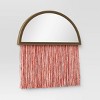 Macrame Fringe Wall Mirror Pink - Project 62™ - image 3 of 3