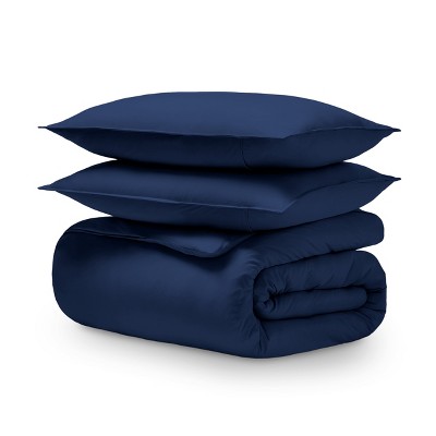 Organic Cotton Jersey Duvet Cover Set by Bare Home
