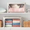 Set of 2 Zipper Fabric Storage Cubes Gray - Brightroom™ - 2 of 3