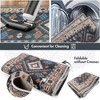 DOMETOUR Farmhouse Kitchen Rugs Set of 3 Washable Throw Rugs with Rubber Backing Non Slip Floor Mats Carpet for Kitchen, Laundry Room - 4 of 4