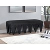 Meridian Furniture,Altair Velour Fur Fabric Bench - 2 of 4