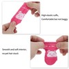 Unique Bargains Dog Cats Non-Slip Socks Rabbit Pattern Paw Protection and Traction Rose Red 4 Pcs - 3 of 4