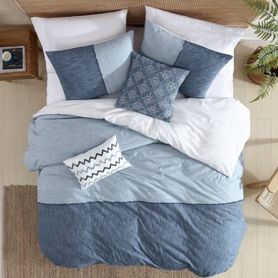 Riverbrook Home 5pc Queen Jessup Comforter Bedding Set Blue: Includes Decorative Pillows & Shams, Machine Washable — фото 2