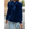 Women's Holiday Blues Blouse - Pretty Bash - 2 of 2