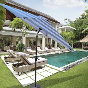 Maria 9Ft uv-cut Patio Cantilever Umbrella for Garden, Poolside, Outdoor Furniture - Maison Boucle - 1 of 4