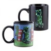Adult Minecraft Creeper Heat Change 10oz Ceramic Mug - 2 of 3