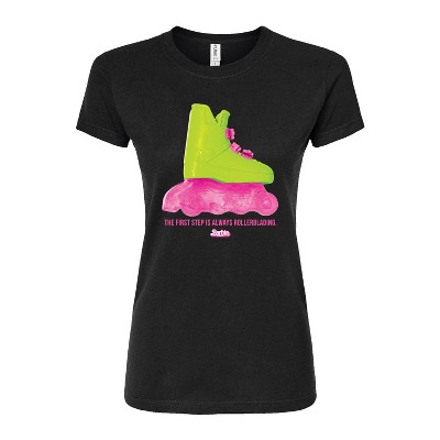Women's - Barbie - Rollerblading Barbie the Movie Fitted Graphic T-Shirt