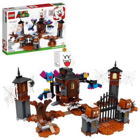 Lego Super Mario King Boo And The Haunted Yard Expansion Set Collectible Toy For Kids 71377 Target - roblox super mario world ghost house