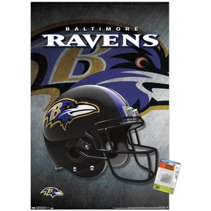 Trends International NFL Baltimore Ravens - Helmet 16 Unframed Wall Poster Prints - 1 of 4