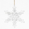 YOOCOZZ  Christmas Holiday Party Ornaments Decoration - 6 Set, 6.3x1.8x6.7" Iron Snowflake Hanger, Decorative Hanging Ball Christmas Tree Ornaments - 4 of 4
