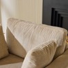 Karl Home Beige Corduroy Living Room Swivel Barrel Accent Chair - 4 of 4
