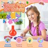 FUNFORFUN Poke-in Art Flower Bouquet Crafts for Girls Ages 4-8, Gifts for 4 5 6 7 8 9 Year Old Girls, Art Craft Activity Craft Kits for Kid - 2 of 4