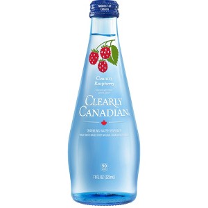 Clearly Canadian Country Raspberry Sparkling Water - 11 fl oz Bottle - 1 of 1