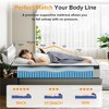 Swedrea Hybrid Mattress Breathable Medium Cooling Memory Foam Bed-in-a-Box White - 4 of 4