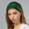 Unique Bargains Women's Velvet Knotted Headbands 1.2" Wide - 2 of 4