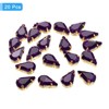 Unique Bargains Glass Craft Embellishments Flat Back Four Claws Teardrop Gems 20 Pcs - 3 of 4