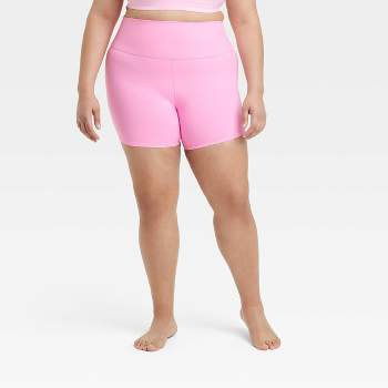 Women's Seamless High-rise Rib Leggings - All In Motion™ Pink 1x : Target