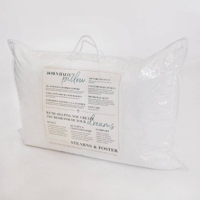 King Size White Down Feather Blend Hypoallergenic Pillow