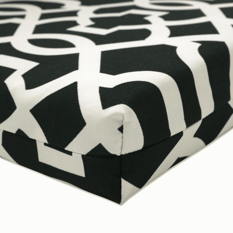 Geometric Outdoor Chaise Lounge Cushion - Pillow Perfect, 3 of 9