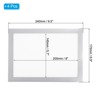 Unique Bargains Waterproof Picture Photo Frame Display Magnetic Sign Holders 4 Pcs - 2 of 4