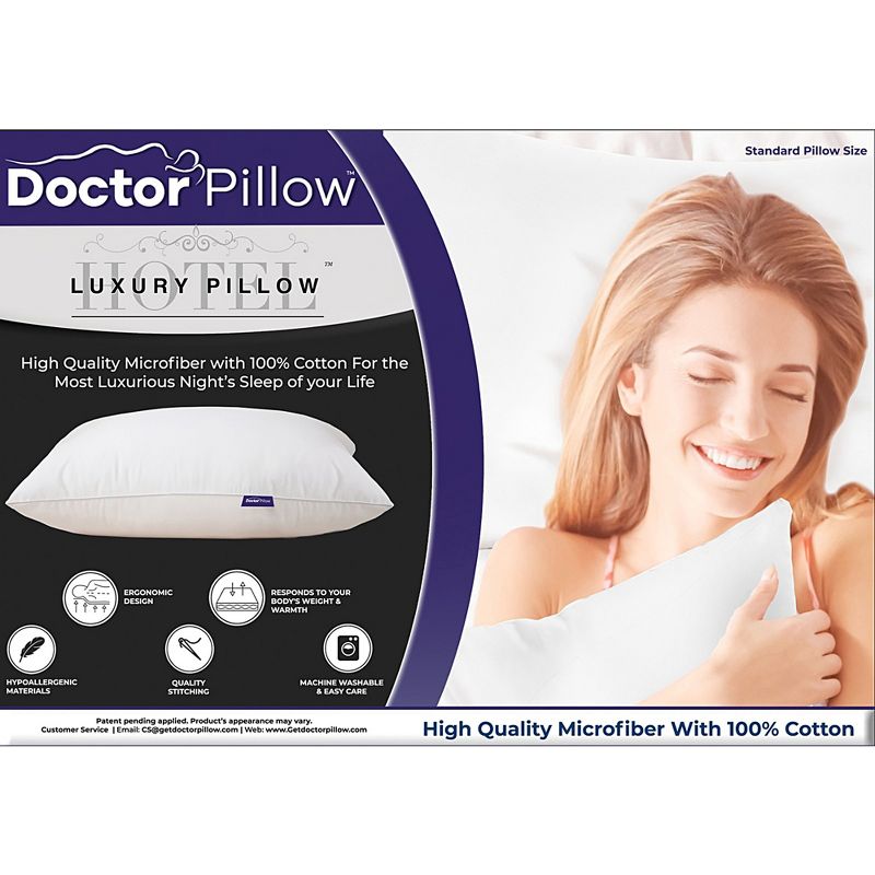Dr Pillow Hotel Luxury 2 PACK  Pillow, 5 of 6