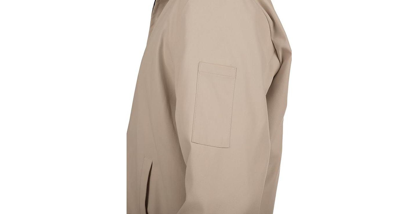 Мужская куртка COOFANDY Lightweight Zip Up Jacket Eisenhower Work Office Jackets Casual Golf Outwear Khaki, цвет: Хаки — фото 6