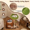 Tangkula Multifunctional Cat Tree w/ Sisal Covered Scratching Posts Top Perch Modern - 4 of 4