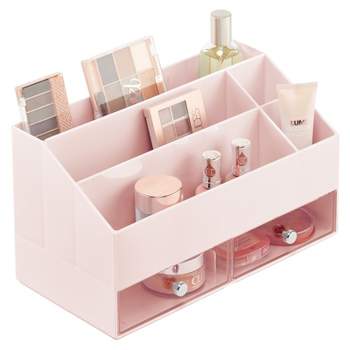 Mdesign Cosmetic Organizer Storage Center, 6 Sections - Light Pink/blush :  Target