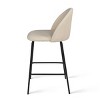 Nano 25" Upholstered Counter Height Bar Stools Set of 4 Armless Bar Chair with Backest Wider Seat Bar Chairs for Kitchen Island Home Bar-Maison Boucle - 3 of 4