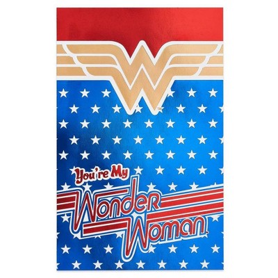 wonder woman wrapping paper