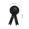 Unique Bargains Blank Rose Knot Award Ribbon for DIY Party Wedding Competition 18 Pcs - 2 of 4