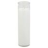 St Jude Candle Clear Glass White - Case of 12 - 2 of 3