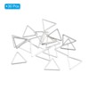 Unique Bargains Jewelry Handmade Triangle Earrings Beading Hoop 30 Pcs - 3 of 4