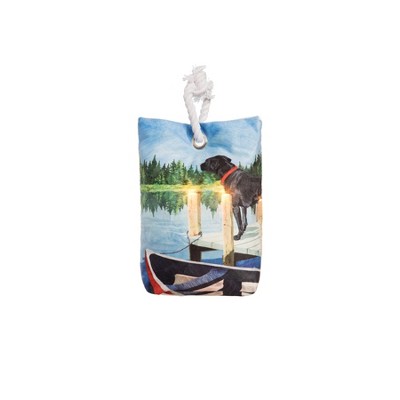 C&F Home Dog Lake Pier Light-Up LED Doorstop