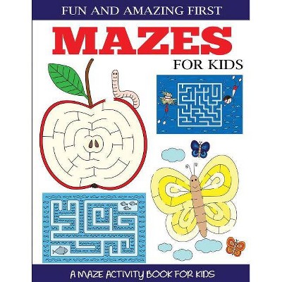 Hours of Fun Mazes for Kids 4-6 Vol-1 By Round Duck: 110 Mazes Activity  Book with Simple to Easy to Medium Puzzles : Duck, Round: :  Books
