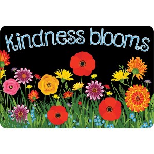 Ashley Productions® The Original Fun Mat™, Welcome Mat, 15.5" x 23.5", Kindness Poppy Welcome - 1 of 1