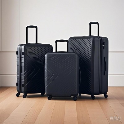 KTMBDW Luggage with Spinner Wheels & Zipper, 3-Piece Travel Suitcase ABS+PC Hardshell Luggage Set with TSA Lock (20+24+28 inch)