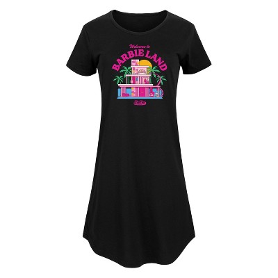 Women's - Barbie - Welcome To Barbie Land Graphic T-shirt Dress