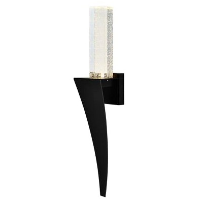 CWI Lighting Catania Integrated LED Black Wall Light