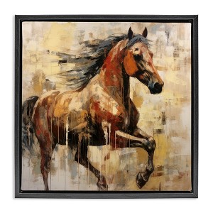 Stupell Industries Modern Brown Horse, 18" x 18" - 1 of 4