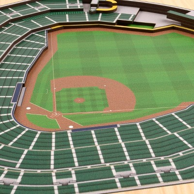 Milwaukee Brewers 5-Layer 3D Wooden Stadium Wall Art
