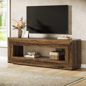 Tribesigns 62.99" TV Stand, 2-Tier Long TV Console Table - 1 of 4