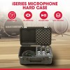 SKB iSeries Microphone Hard Case, Waterproof Polypropylene Shell with 12-Slot Foam Interior and Cable Storage for Mic System Protection - 3 of 4